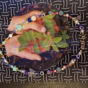 Handmade 888 necklace for abundance Y2K 90's inspired